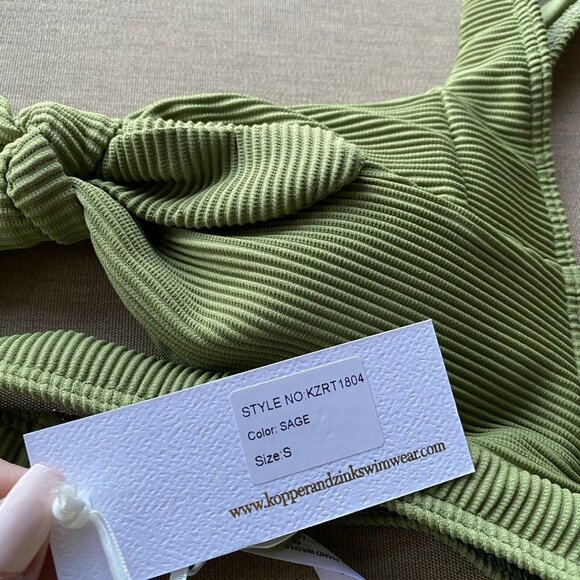 REVOLVE Women's KOPPER & ZINK Molly Bikini set S - Picture 7 of 8